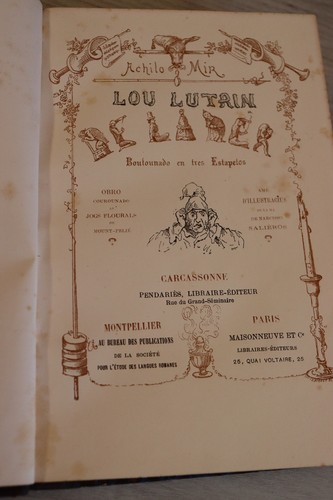 Occitan mir lou lutrin de - occitan., mir.