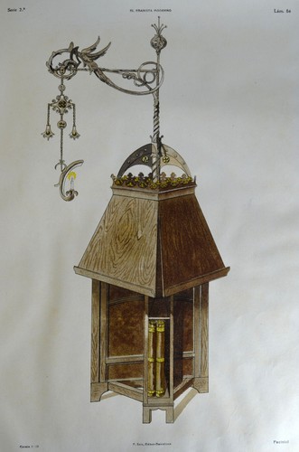 Estampe originale 1900 - 1900, lutrin