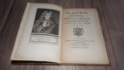 Lutrin poëme - lutrin,